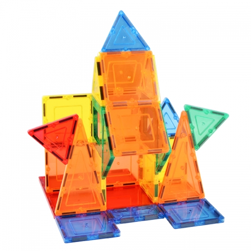102 PCS Magnet construction plastic Toys Kids DIY Magnetic Building Tiles