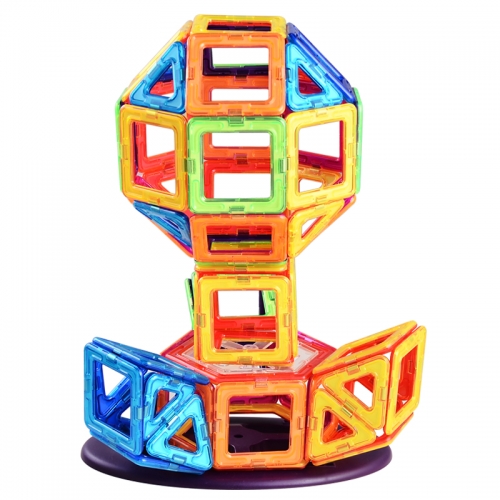 138pcs 2020 New Magnetic 3D Color magnetic Building Block kids toys educational