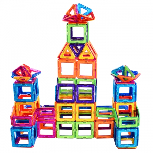 71Pcs Educational Free Play Magnetic Building Blocks for Kids